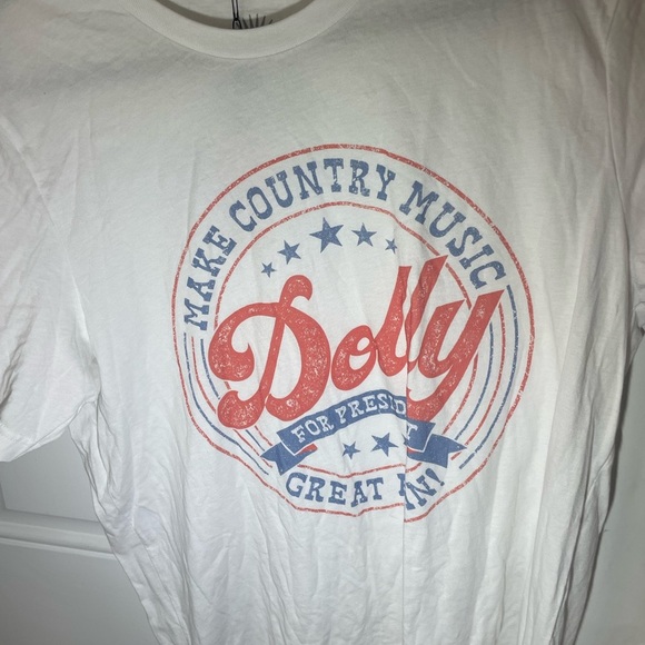 New DOLLY PARTON MAKE COUNTRY MUSIC GREAT AGAIN T-SHIRT TEE Size small/medium - Picture 3 of 5